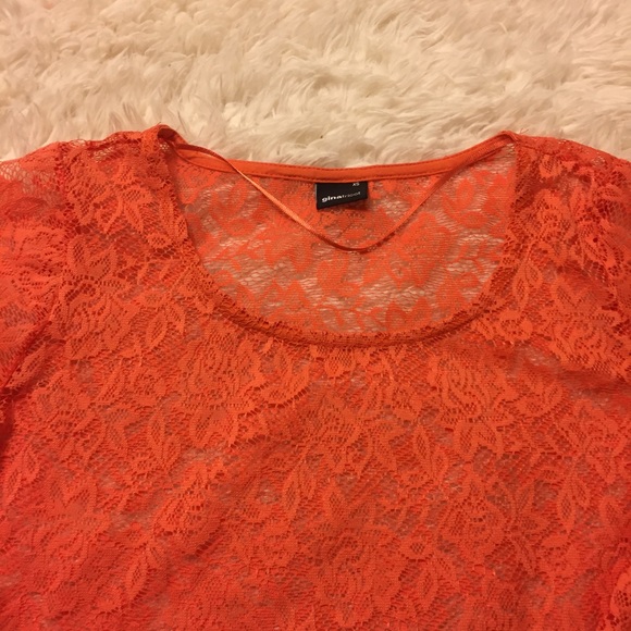 Ginatricot Lace Crop Top - Picture 3 of 5